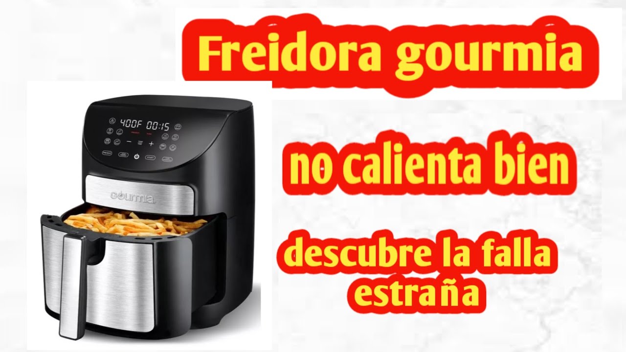 muy extraño si calienta pero no frie bien Freidora Gourmia