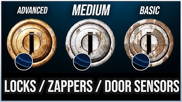 SCUM 0.8 | BASE PROTECTION - Locks, Zappers & Door Sensors