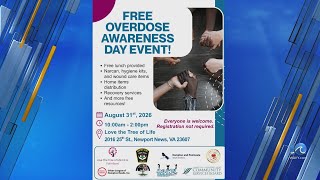 Free overdose awareness event taking place in Newport News