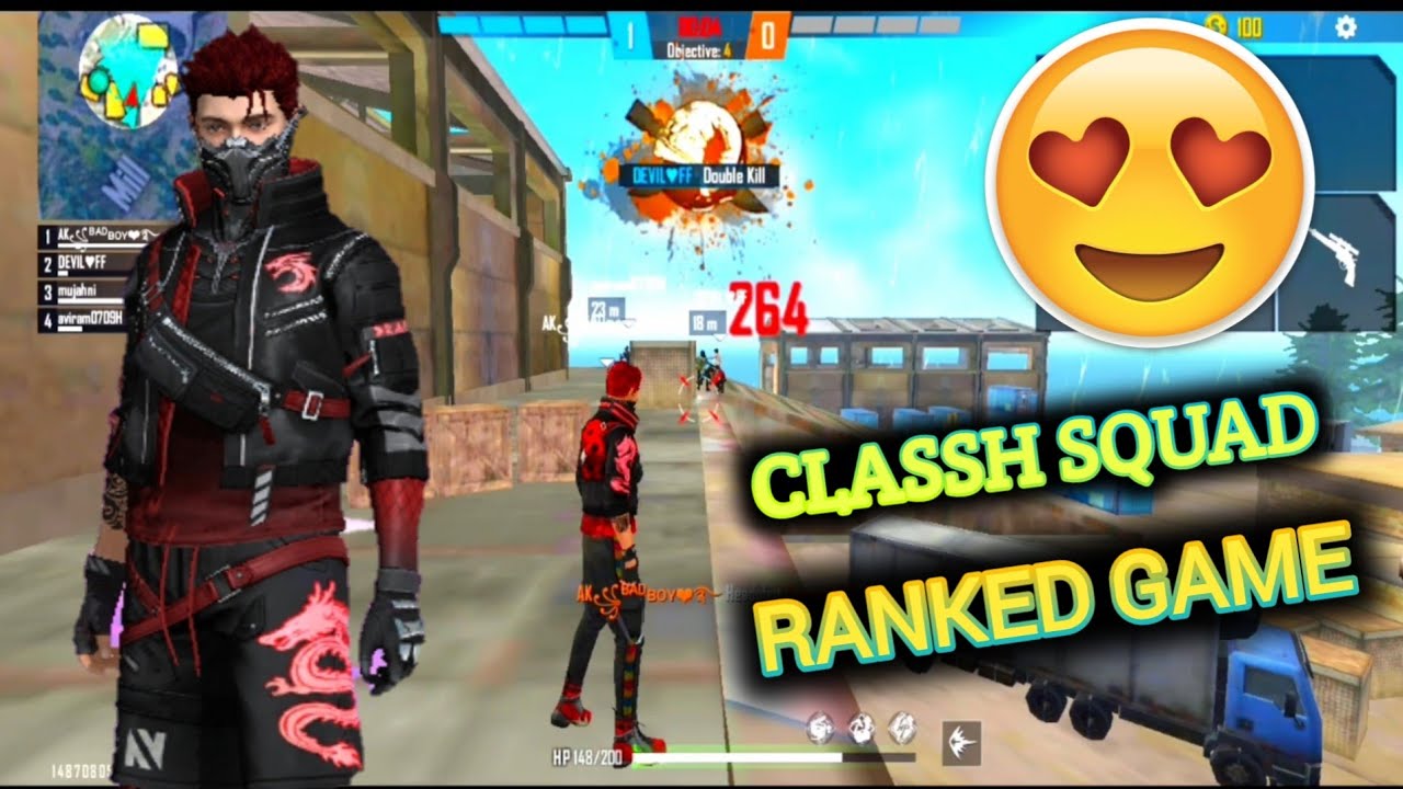 BEST CLASH SQUAD RANKED MATCH GAMEPLAY - GARENA FREE FIRE - YouTube