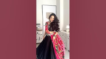 8th Day Navratri Outfit ✨ #ytshorts #grwm #garba #makeup #indianfashion #navratri2025 #navratri