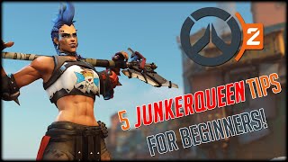 5 BEGINNER TIPS FOR PLAYING JUNKERQUEEN IN OVERWATCH 2!