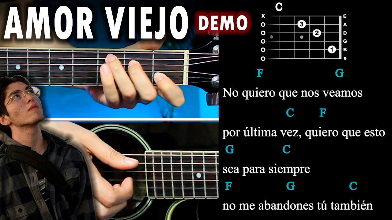 Amor Viejo Kevin Kaarl GUITARRA Tutorial / DEMO Acordes YouTube