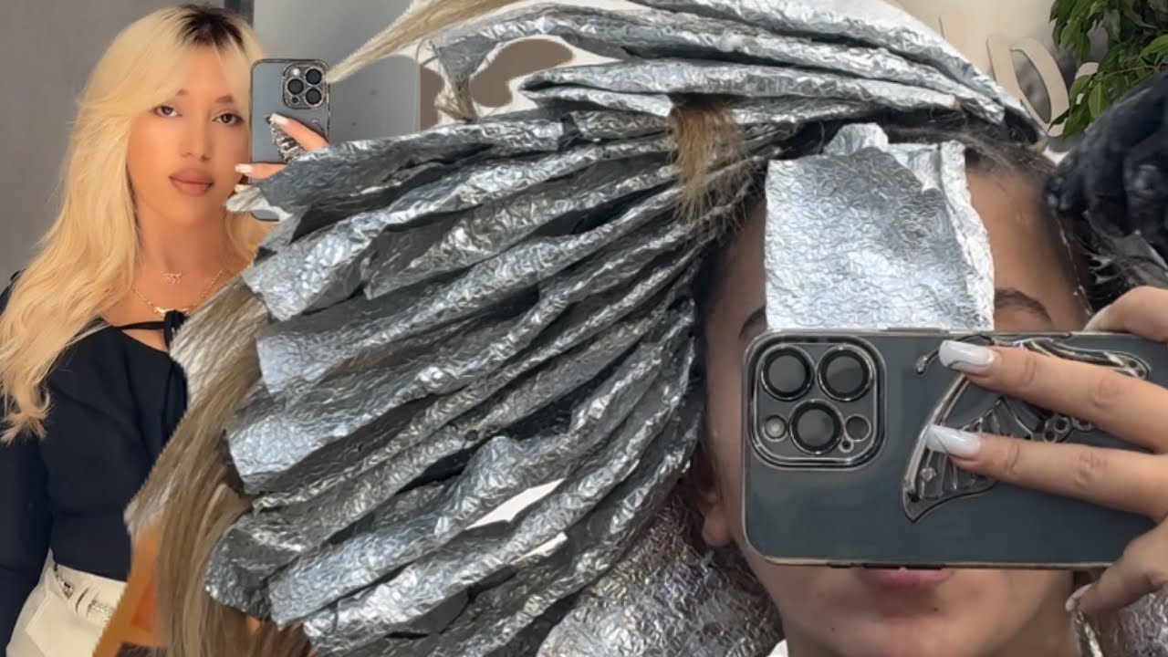 SAÇIMIN RƏNGİNİ DƏYİŞDİM🫠 SİZCE YANIB?😔