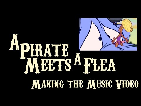 A PIRATE MEETS A FLEA - MAKING THE MUSIC VIDEO | fleaBITE