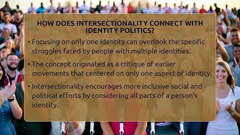 How Does Intersectionality Connect With Identity Politics? - Making Politics Simple