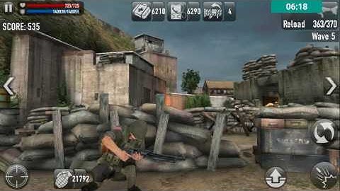 Frontline Commando D-Day. Base Defense. Wave 1-9.