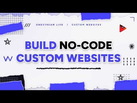 Build a Custom Livestream Website Without Coding