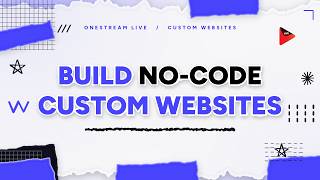 Information Build a Custom Livestream Website Without Coding Guide