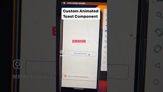 Custom animated toast with reanimated #engineercodewala #coding #reactnative