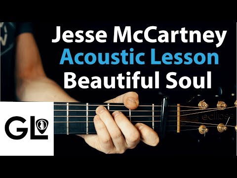 Jesse McCartney - Beautiful Soul: Acoustic Guitar Lesson/Tutorial 🎸How To Play Chords/Rhythms