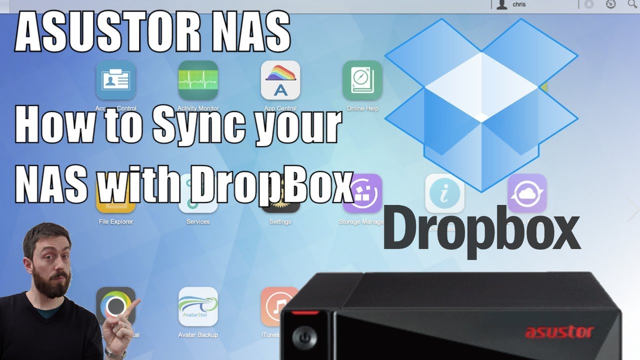 How to Sync your Asustor NAS with DropBox - YouTube