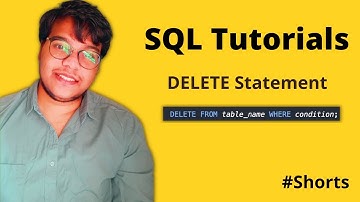 DELETE Statement in SQL Tutorial | Python Soldiers #shorts #sql #tutorial #delete #statement