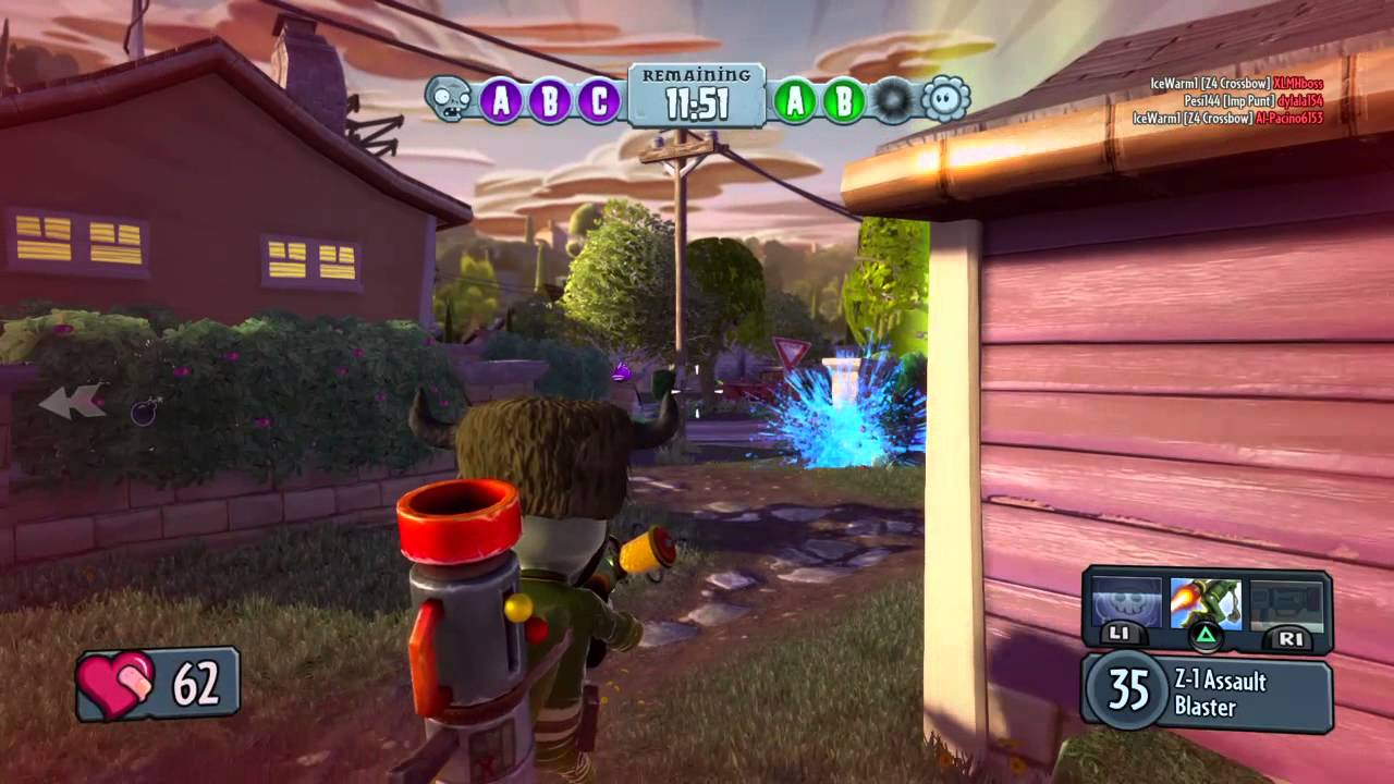 Plants vs Zombies Garden Warfare Vanquish Streak x16 YouTube