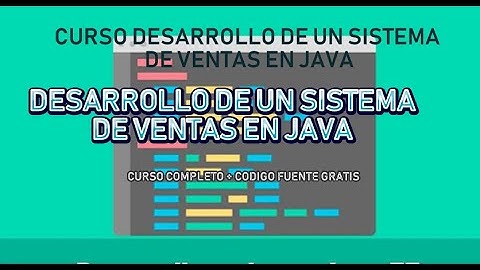 crear un punto de venta en java y mysql- desarrollo de un sistema de ventas en ja