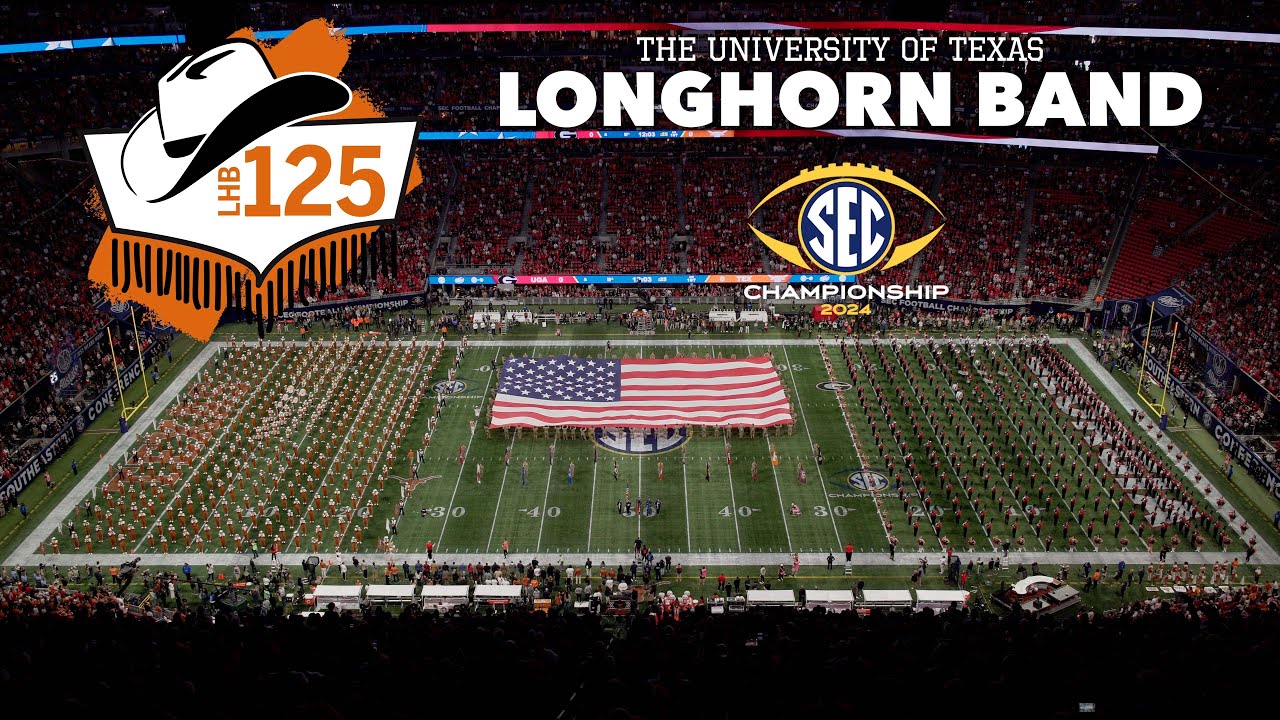 Pregame - Georgia vs. Texas - SEC Championship - 12/7/2024 - The University of Texas Longhorn Band
