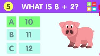 Fun Math Quiz for Kids - Test Your Math Skills! PART 1