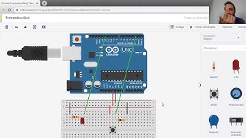 Interrupção por GPIO no Arduino (Simulação em TinkerCAD)