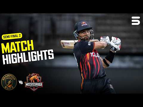 Full Match Highlights | Mississauga Masters vs Brampton Blitz | SF 2 | Canada Super 60 | HA1J