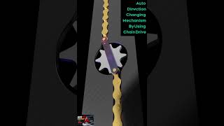Automatic Direction Changing Mechanism Using Chain Drive | Mechanical Engineering Animation #short