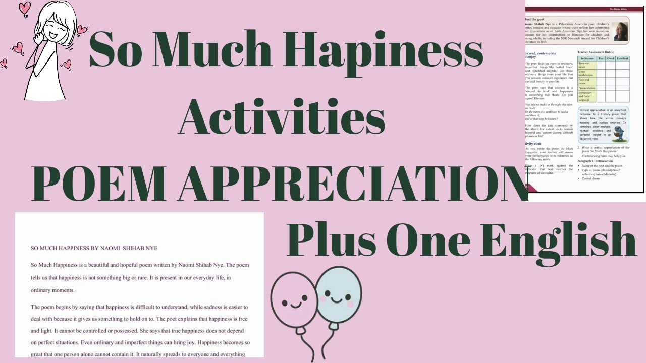 Understanding Happiness in Everyday Life Through Poetic Analysis