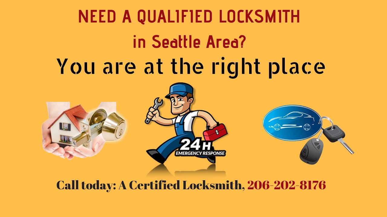 24/7 Local Locksmith in  Sea Tac Airport Wa- Need a  24/7 Locksmith to  a new key? Call 206-202-8176