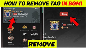 How To Remove Tag In Bgmi 🤩 Bgmi Red Tag Kaise Remove Karen | How To Remove Popularity Battle Batch