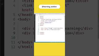 ID and CLASS - HTML & CSS | Learning Section