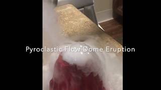 Pyroclastic Flow Dome Eruption