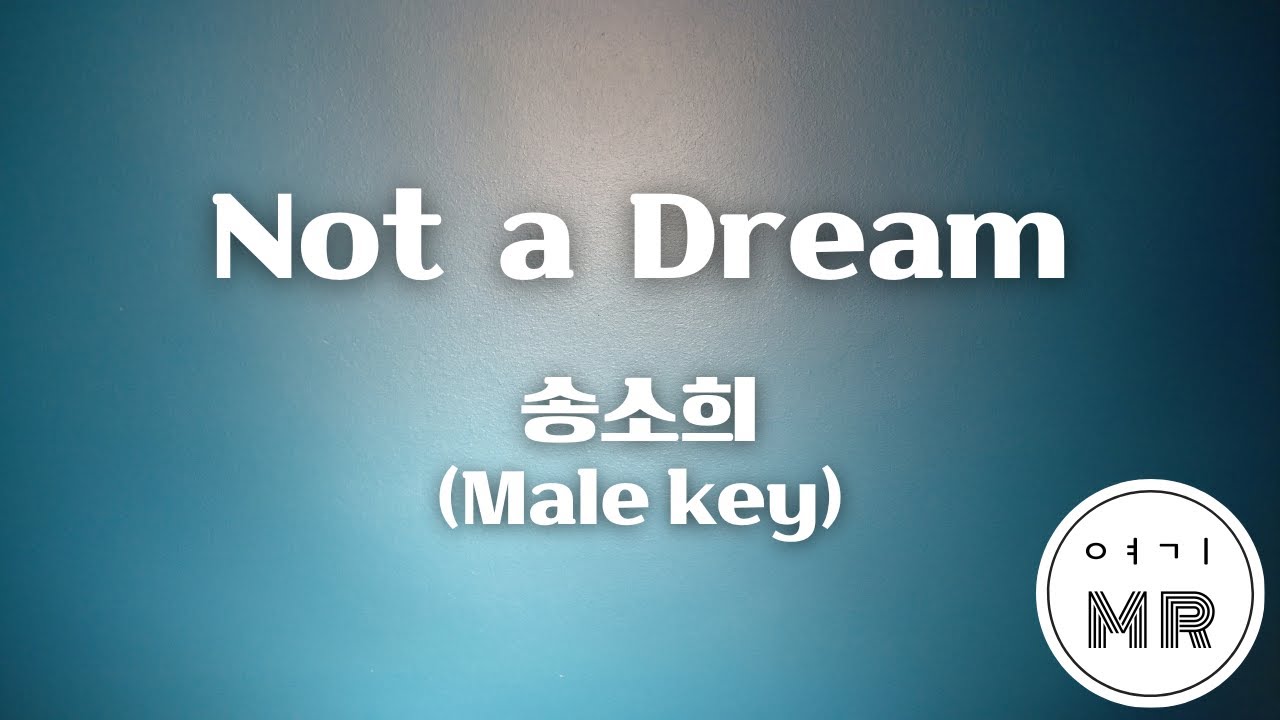 Not a Dream - 송소희 (남자키G/-5) 여기MR / Karaoke / Music / 노래방