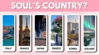 Which COUNTRY Does Your SOUL Belong To? 🌎 | Aesthetic Personality Quiz