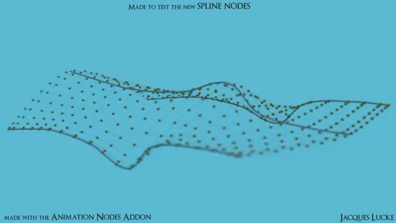 Spline Nodes Test - Animation Nodes Addon - YouTube