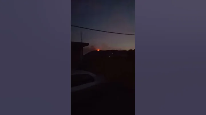 incendio forestal en mi pueblo