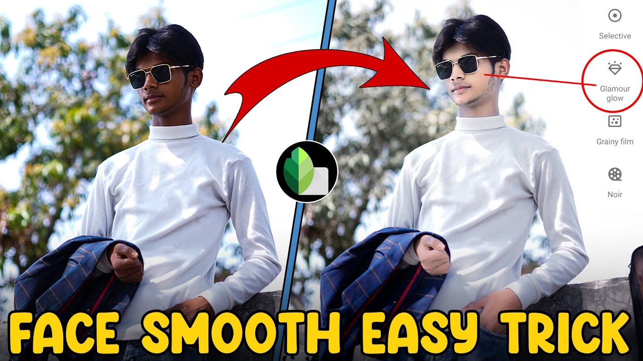 Smooth Face Editing || Glowing Skin in Snapseed || Face Smooth or Gora Karen Snapseed App Mein !