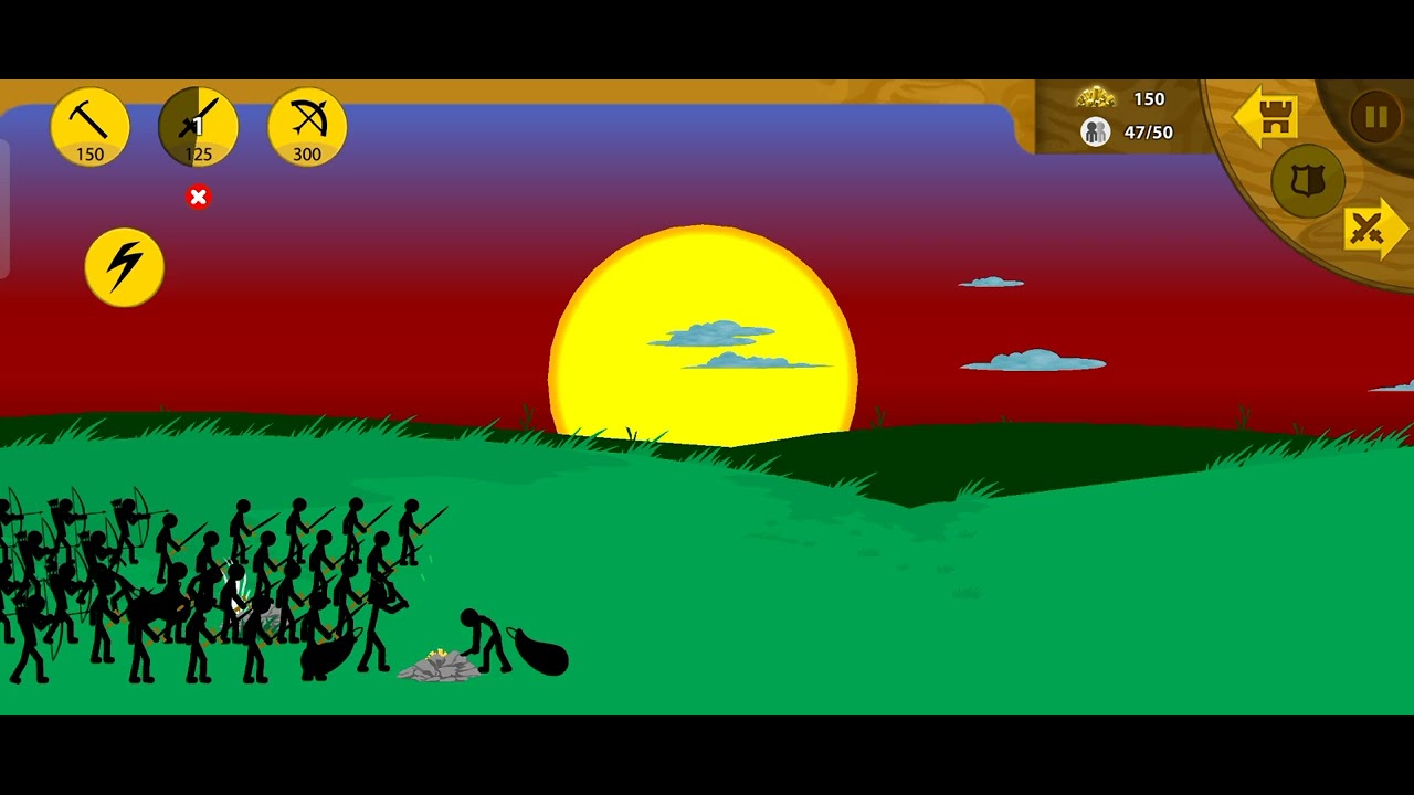 create army and attack 💪😲 stick war legacy