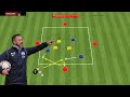 High intensity rondo possession drills 3 v 3  4  de zerbi