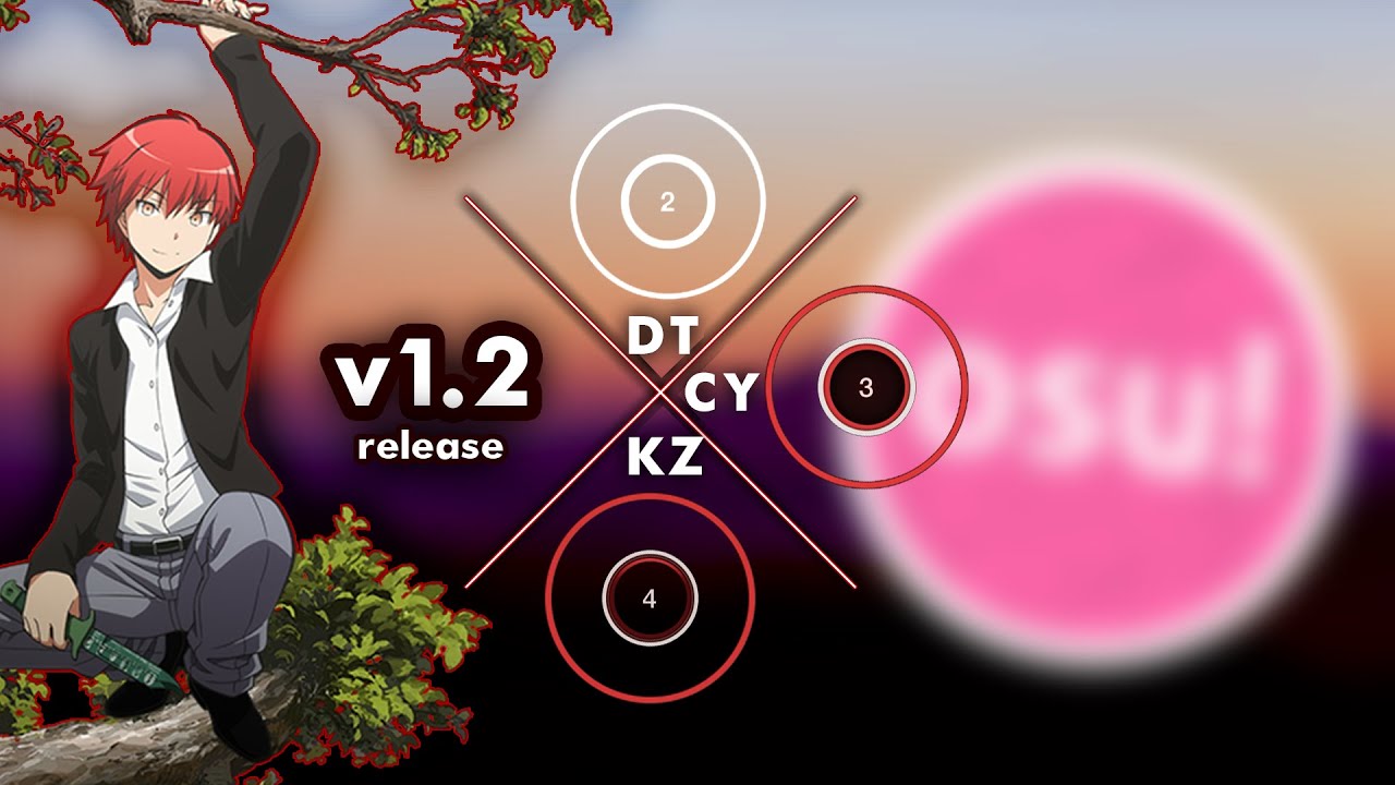 Akabane Karma (Assassination Classroom) - osu! Skin Release - 3 ...