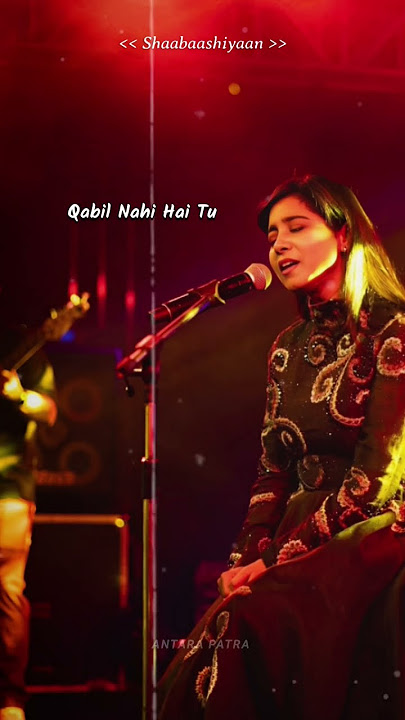 Shaabaashiyaan#Shilpa Rao#song#lyricsvideo#youtubeshorts#shaabaashiyaan#shilparao#desh🇮🇳