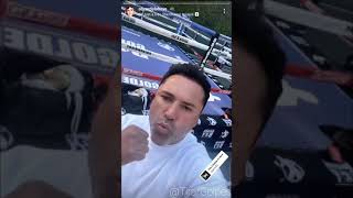 Oscar De La Hoya: Fuck you talking all that shit. I'll knock your ass out.