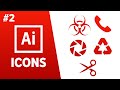 Make Icons Fast and Easy Tutorial #2 Adobe Illustrator