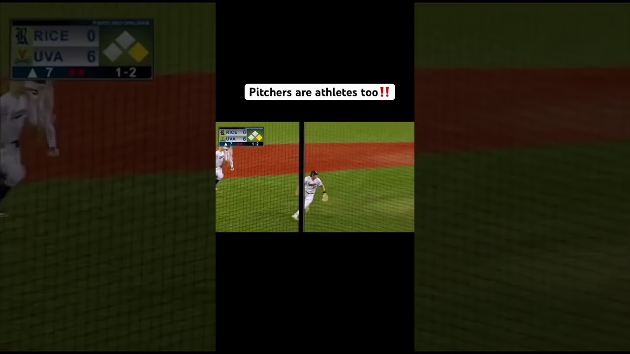 Pitchers are athletes too!! 💪⚾️ 