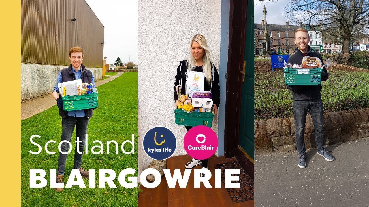 Delivering 25 Care Packages To Seniors In Blairgowrie Scotland | COVID 19 Response