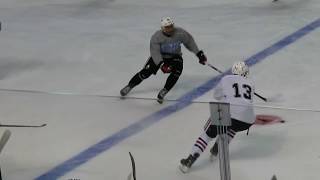 Niagara IceDogs forward Jake Uberti at his second OHL training camp