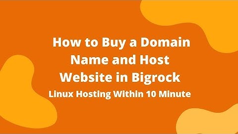 How to Setup Domain and Host a website using  Cpanel Uploading in bigrock | Multi Hosting