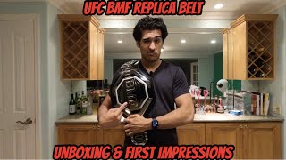 UFC BMF Replica Belt Unboxing & Reaction!