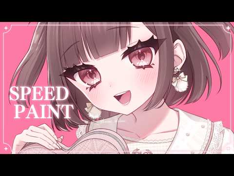 【イラストメイキング】量産型ファッションの女の子🤍NOĒMIE【Speed Painting】