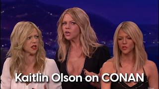 Kaitlin Olson on CONAN - Full Compilation