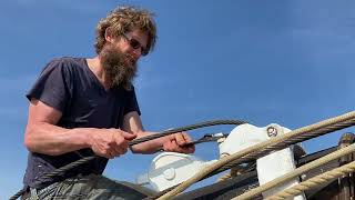 Rot and Repair - fixing a rotten plank on our Thames barge and learning to sail with our new Skipper