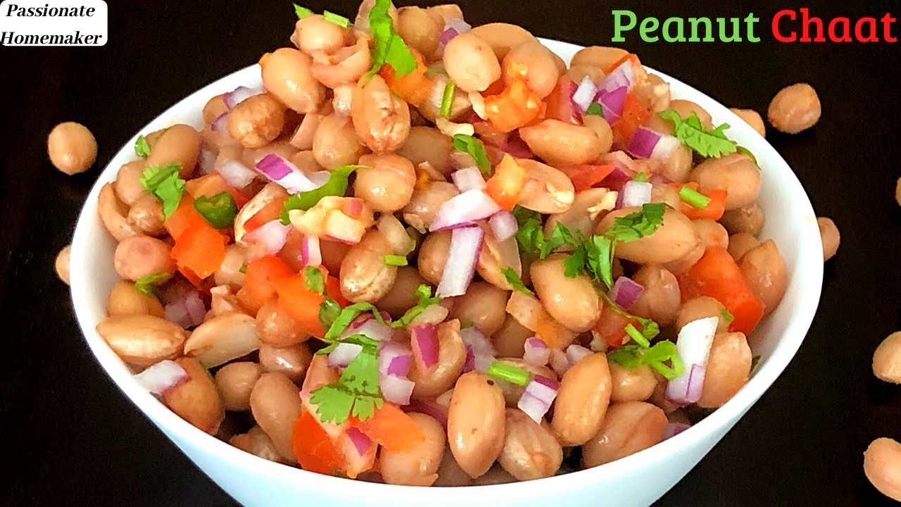 Healthy Peanut Chaat Masala Best Snack Recipe Masala Palli Chaat
