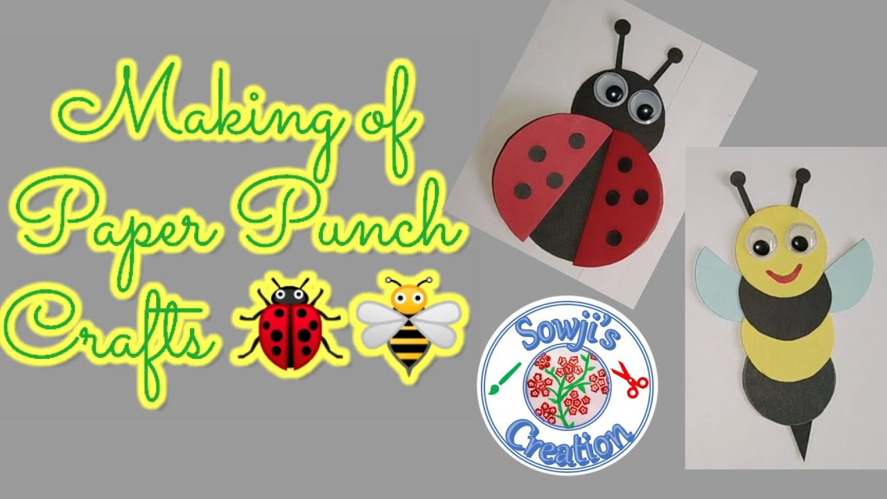 Paper Punch crafts How to make Paper Punch craft using White Paper